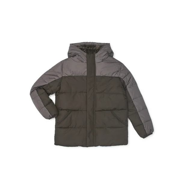 Wonder Nation Boys Exclusive Bubble Puffer Jacket, Sizes 4-18 & Husky | Walmart (US)