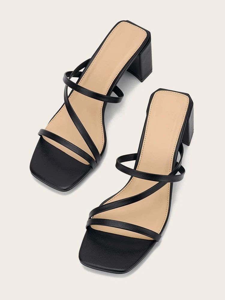 Minimalist Chunky Sandal Mules | SHEIN