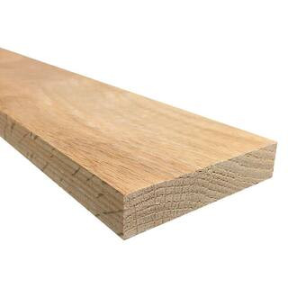 Weaber 1 in. x 4 in. x Random Length S4S Oak Hardwood Board 22060 - The Home Depot | The Home Depot