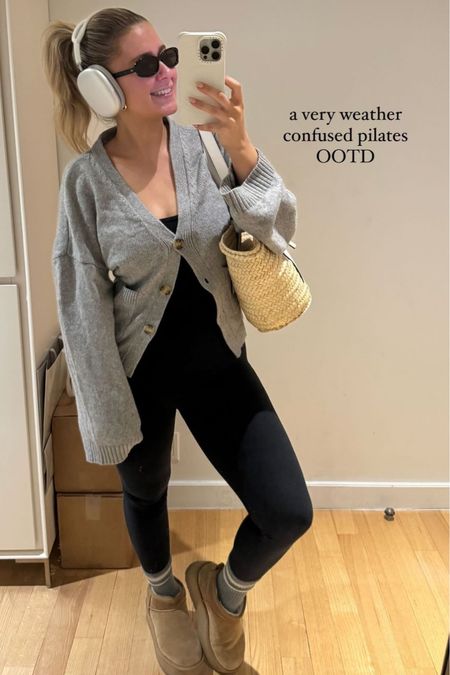 a very weather confused pilates OOTD