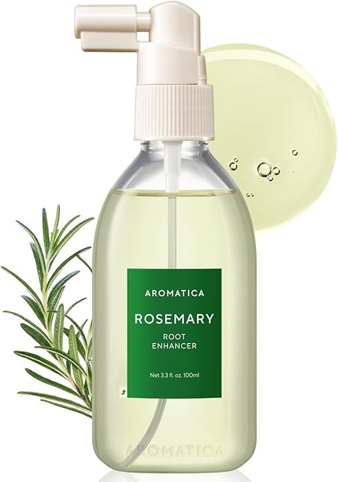 AROMATICA Root Enhancer Rosemary Water Spray for Hair Growth – Korean Hair Care Oil for Scalp D... | Amazon (US)