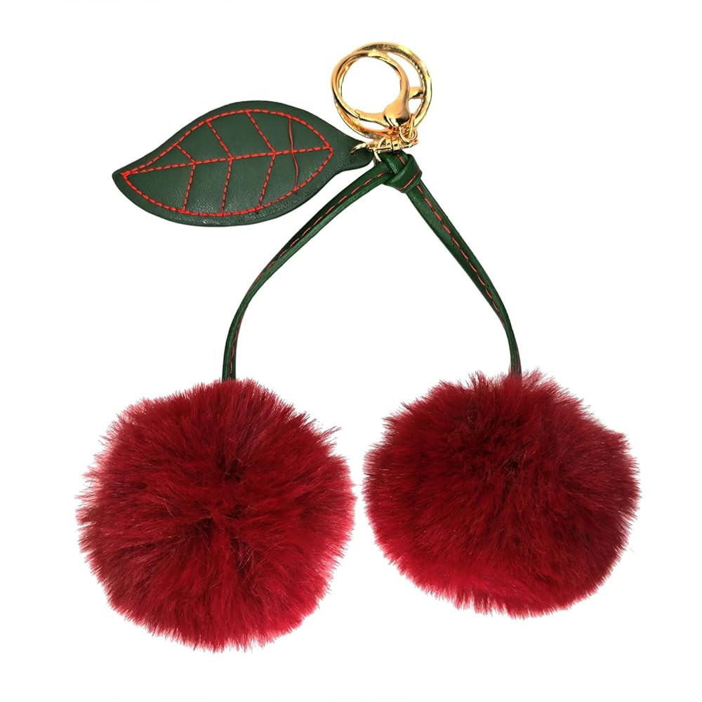 Keychain Cherry Bag decoration Bag Charms cherry accessories for Women Christmas Friendly Valenti... | Amazon (US)