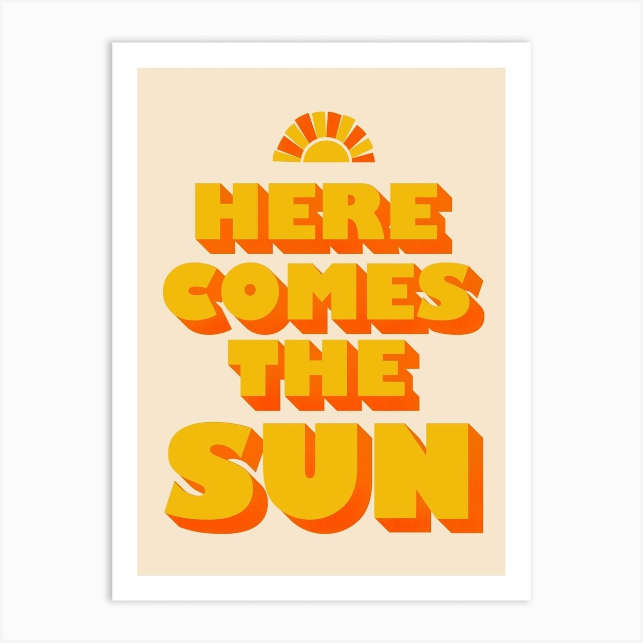 Here Comes The Sun Art Print | Fy! (UK)