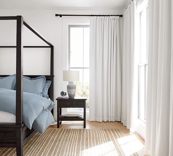 Belgian Flax Linen Curtain | Pottery Barn (US)