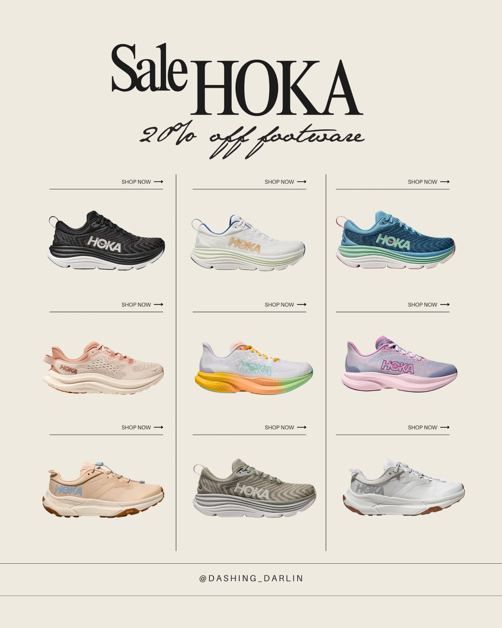 Hoka lovers… it’s our moment 😭✨
So many best-selling styles are on sale and I’m not questioning it, just adding to cart. If you’ve been waiting to try them, this is your sign 👇

#LTKSale #HokaSale

#LTKTravel #LTKActive #LTKSaleAlert