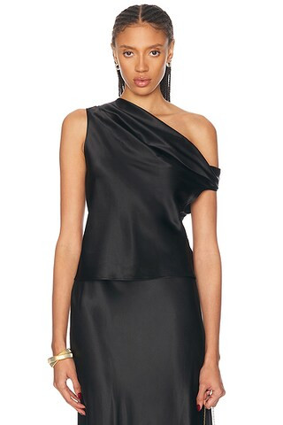 Silk Bias Off Shoulder Top | FWRD 