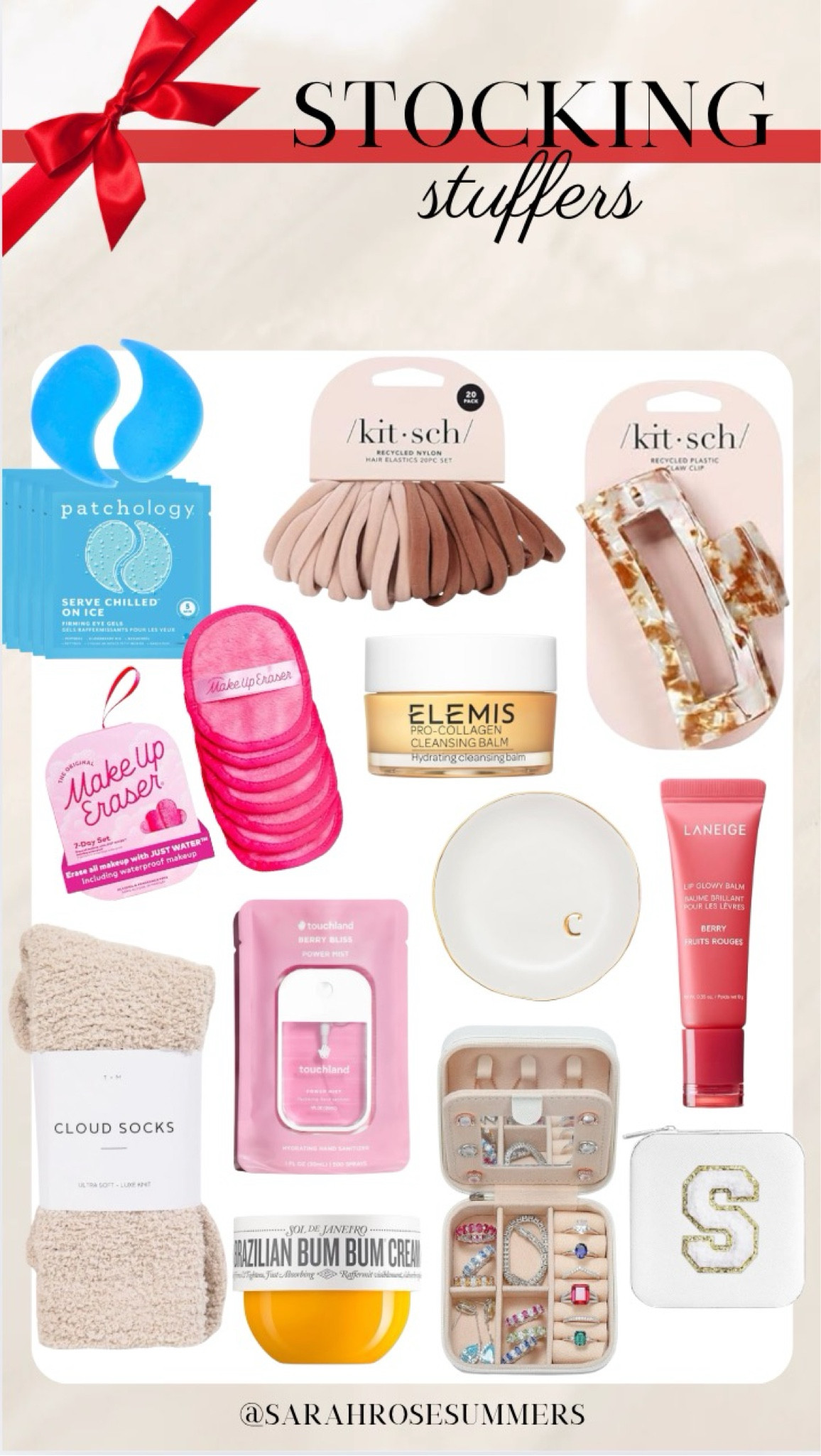 Stocking Stuffers for her. All available on Amazon. Mini skincare products, hair accessories, cozy socks, and more. 

#LTKGiftGuide #LTKBeauty #LTKTravel