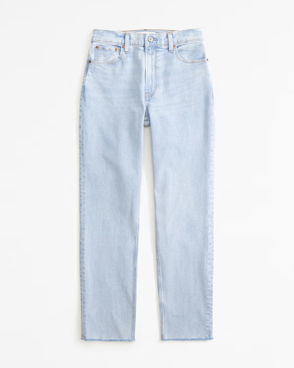Curve Love High Rise Mom Jean | Abercrombie & Fitch (US)