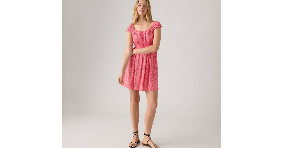 Yara Crepe Dress - Orange | Levi's® US | Levi's US