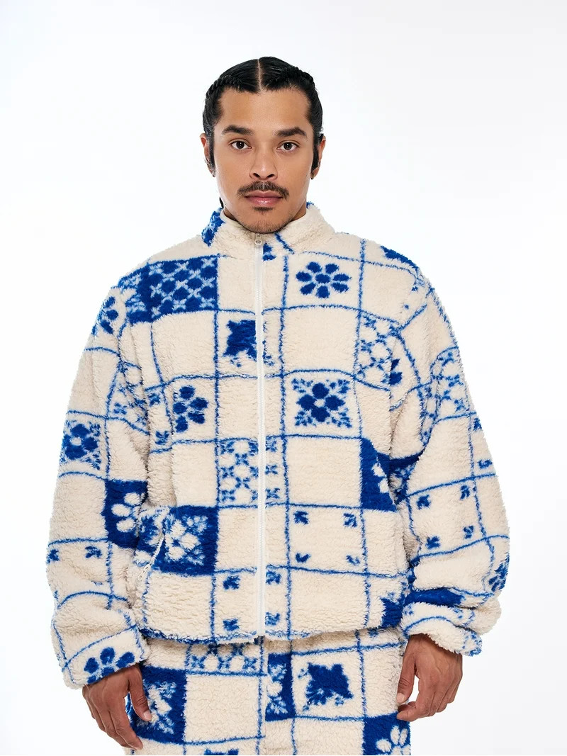 Hija De Tu Madre, Unisex Graphic Zip-Up Jacket, Azulejo, Sizes XS-3XL | Walmart (US)