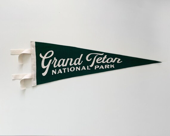 Custom National Park Felt Pennant Flag - Personalized Wool Felt Flag - Vintage Style Felt Pennant... | Etsy (US)