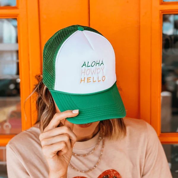 Aloha Howdy Hello Hat | Mountain Moverz