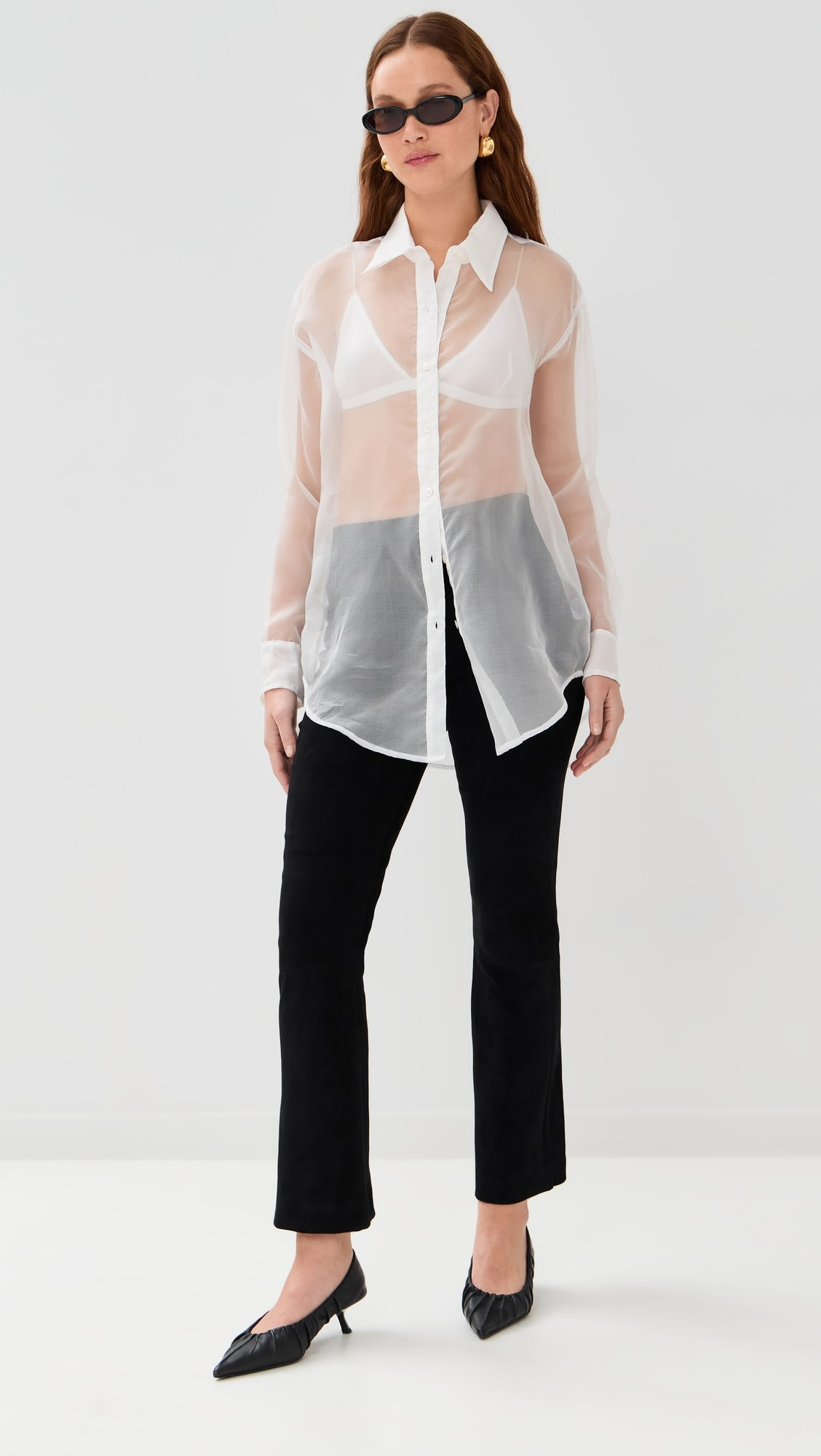 SPRWMN Oversized Silk Shirt | Shopbop | Shopbop