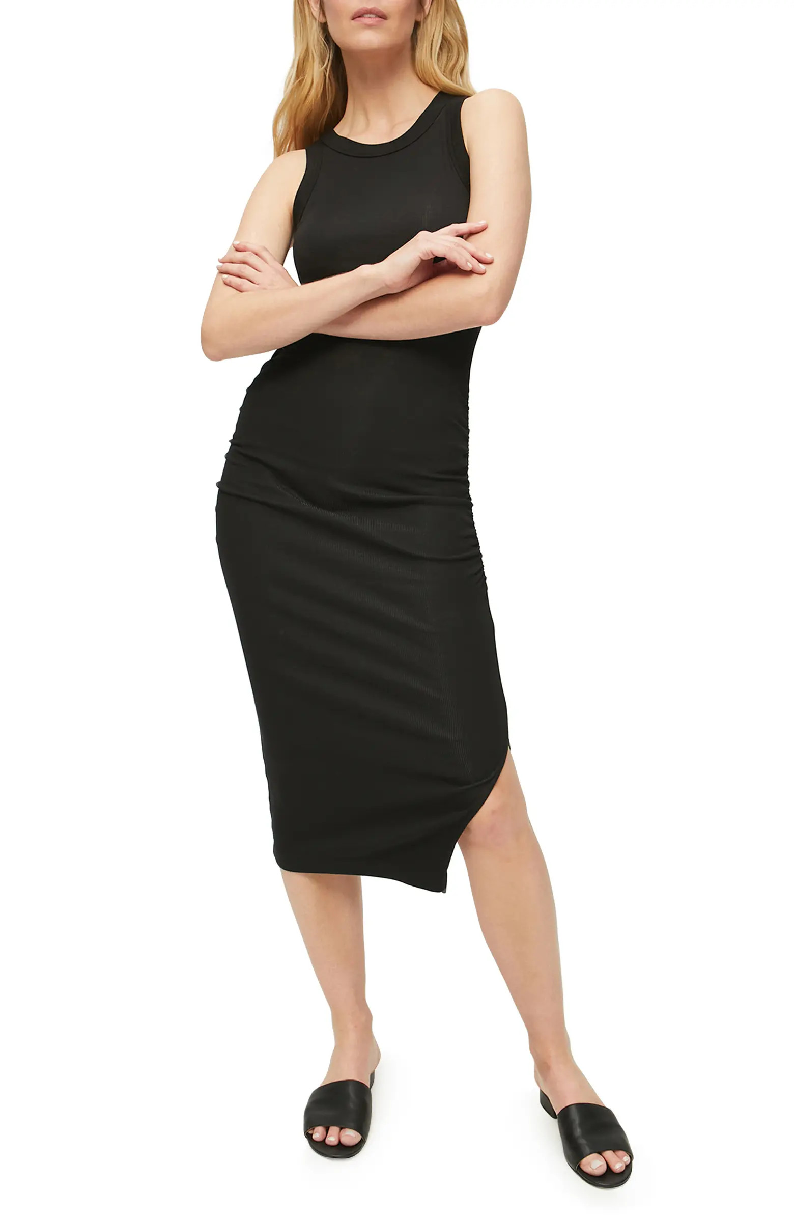 Wren Sleeveless Side Slit Knit Midi Dress | Nordstrom