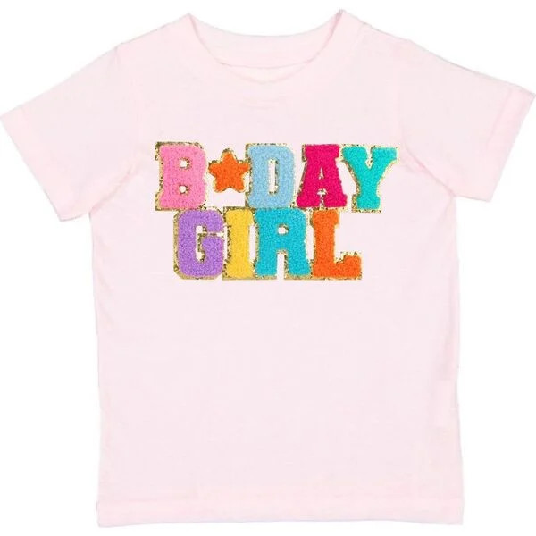 Birthday Girl Patch Short Sleeve T-Shirt, Ballet | Maisonette