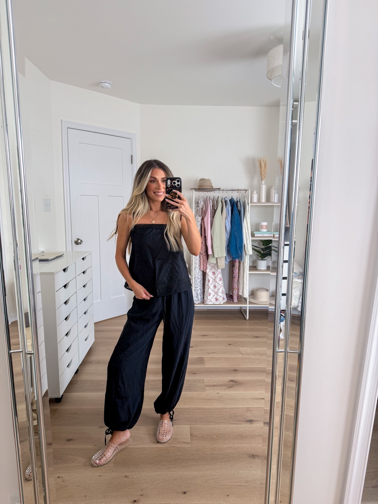 in love with this comfy outfit! So easy to dress up or down! Size xs in the top and xxs short in the pants

#LTKootd #LTKSaleAlert #LTKPetite