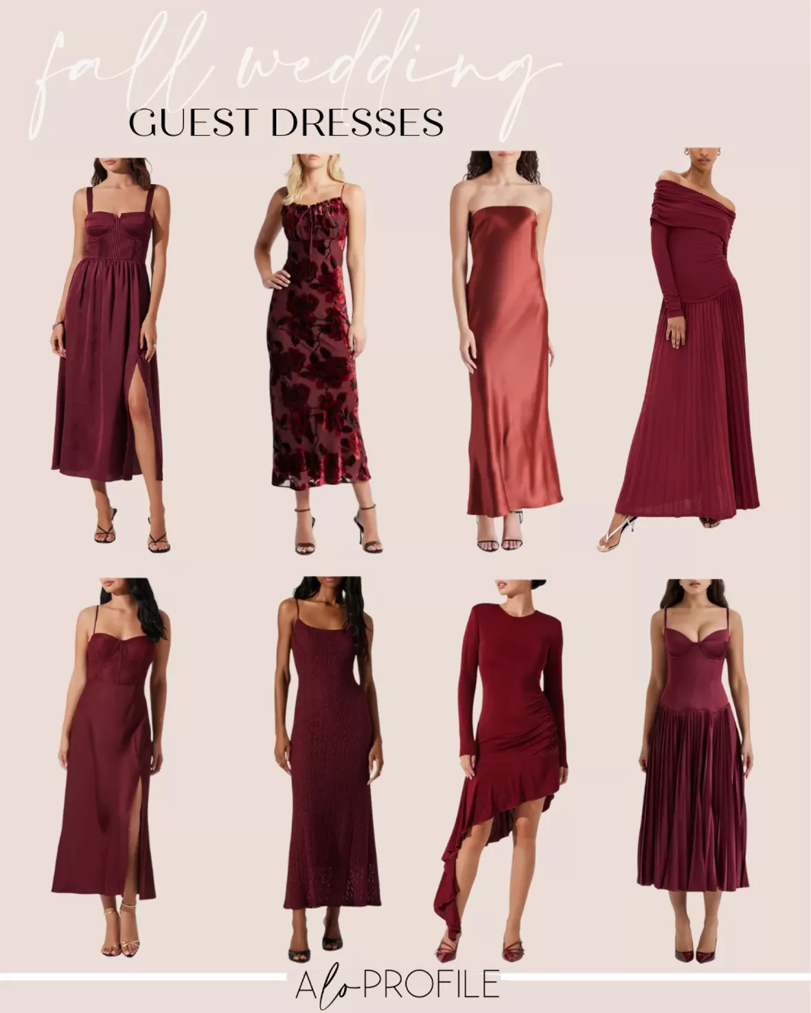 fall wedding guest dresses burgundy The Best Wedding Guest Dresses Fall Dark Burgundy Long Wrap Dress,