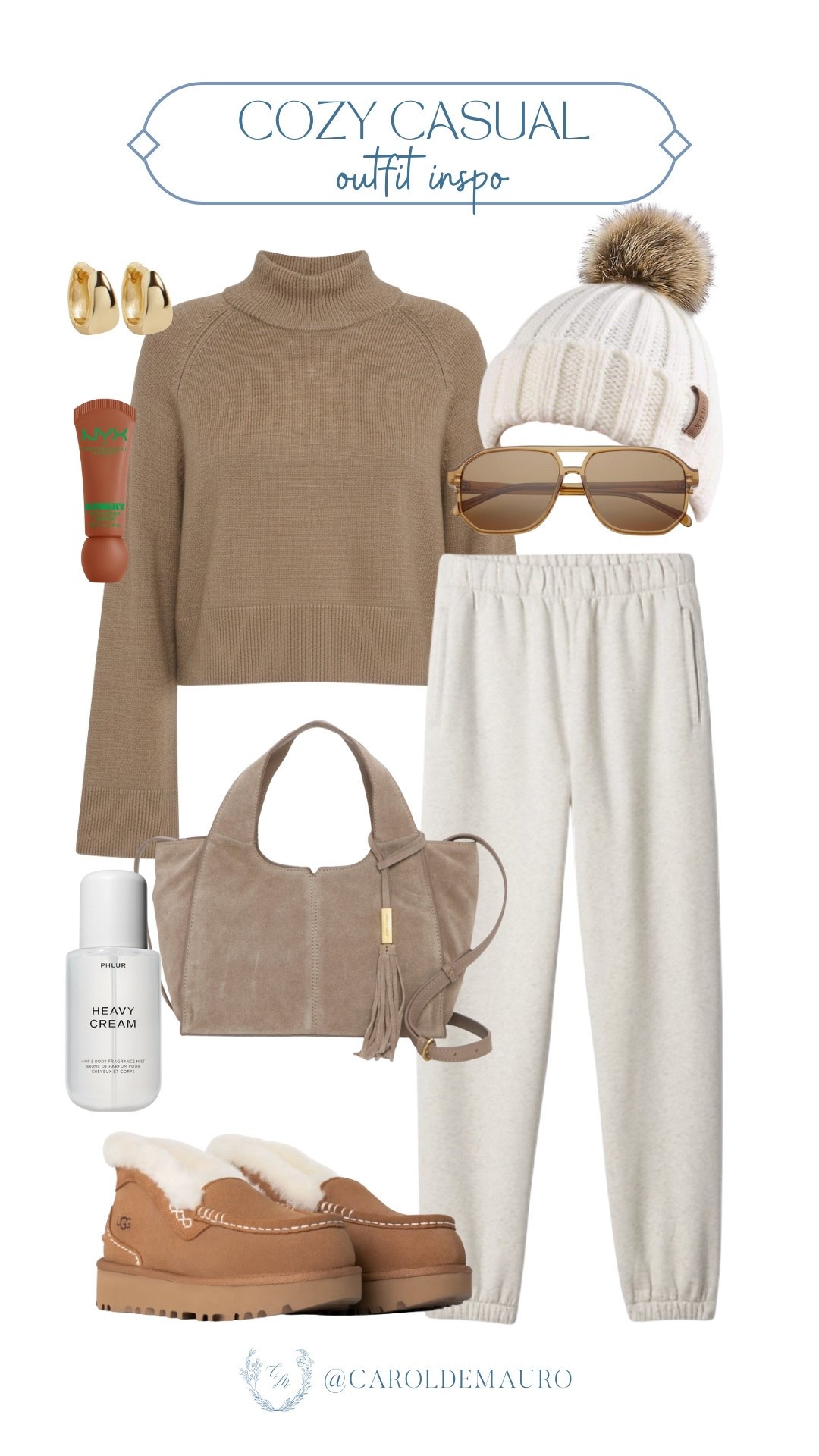 Nothing beats a cozy casual outfit for running your errands or grabbing a cup of coffee at your favorite shop! So here's an inspo you'll absolutely love to wear on repeat for the weekends.

laidback look, everyday wear, neutral style, winter look, weekend style, petite fashion, sweater weather, ootd

#LTKSeasonal #LTKBeauty #LTKU