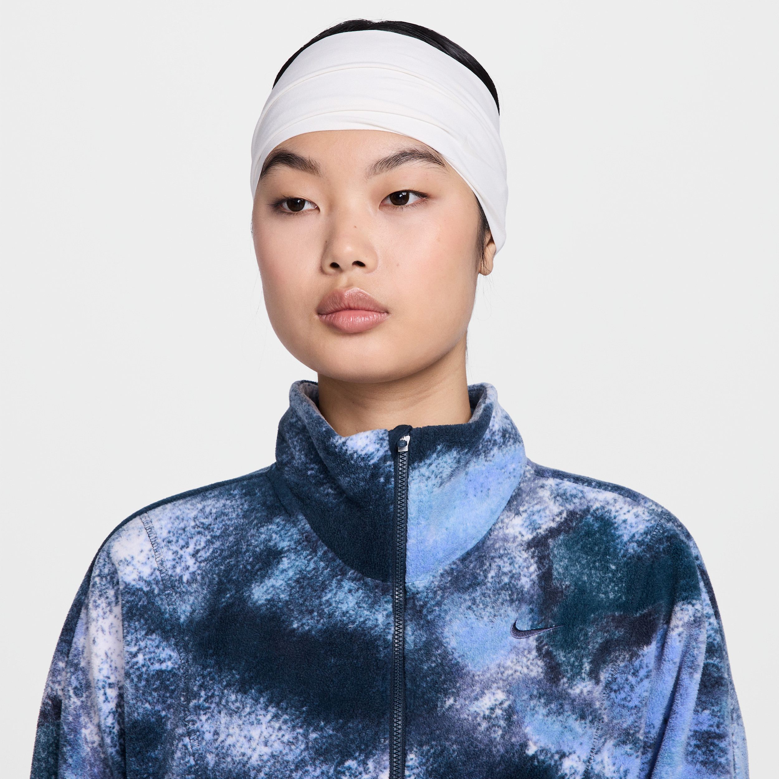 Nike Unisex Fury Elevate Dri-FIT Extra-Wide Headband in White | N1011712-174 | Nike (US)