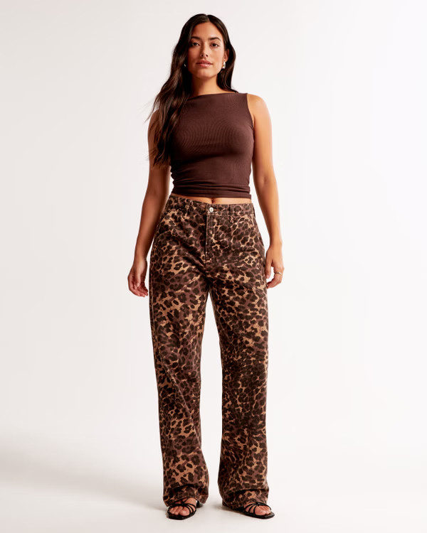 Mid Rise Slouchy Jean | Abercrombie & Fitch (US)