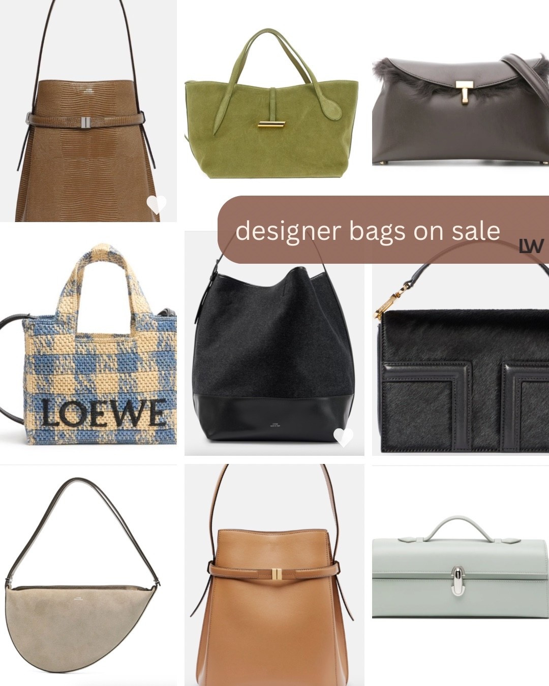 Tons of great bags on sale! 