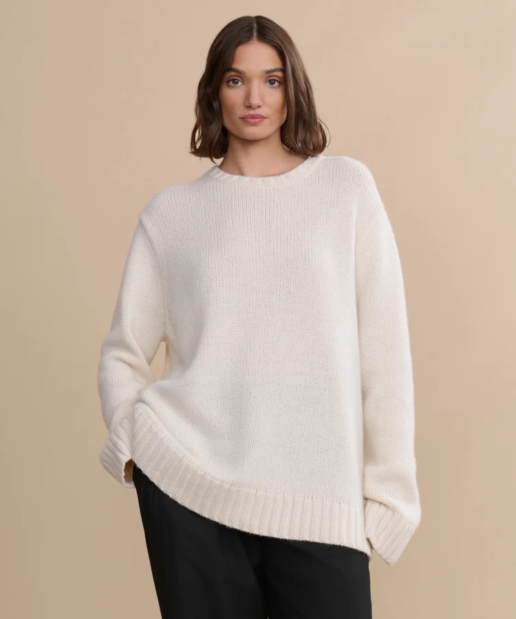 Cashmere Amelia Crewneck | Jenni Kayne