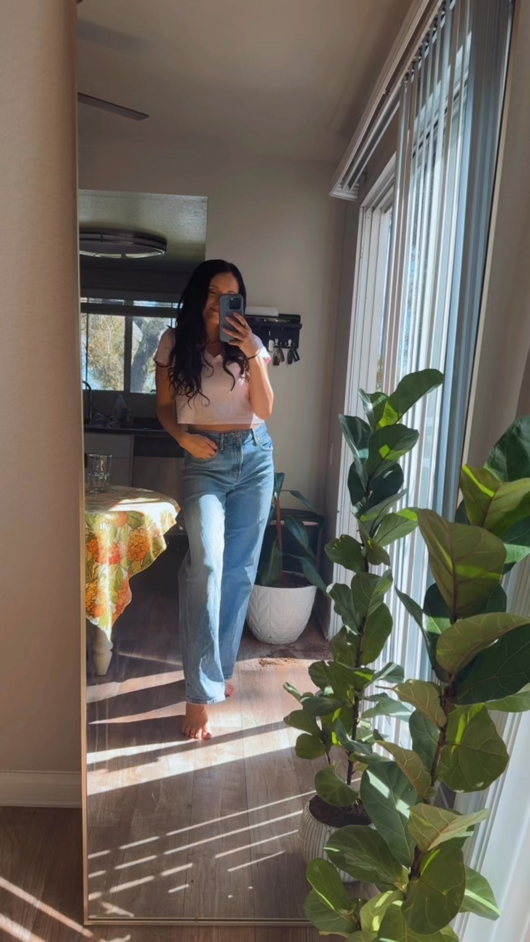 Comfy at home outfit ✨🎀 #summer #perfectjeans #oldnavyjeans #momfit #oldnavysale 

#LTKSaleAlert #LTKFindsUnder50 #LTKStyleTip