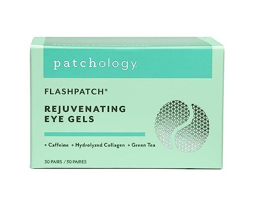 Patchology Rejuvenating Under Eye Gels - Hydrating Eye Mask w/Caffeine & Collagen - Under Eye Pat... | Amazon (US)