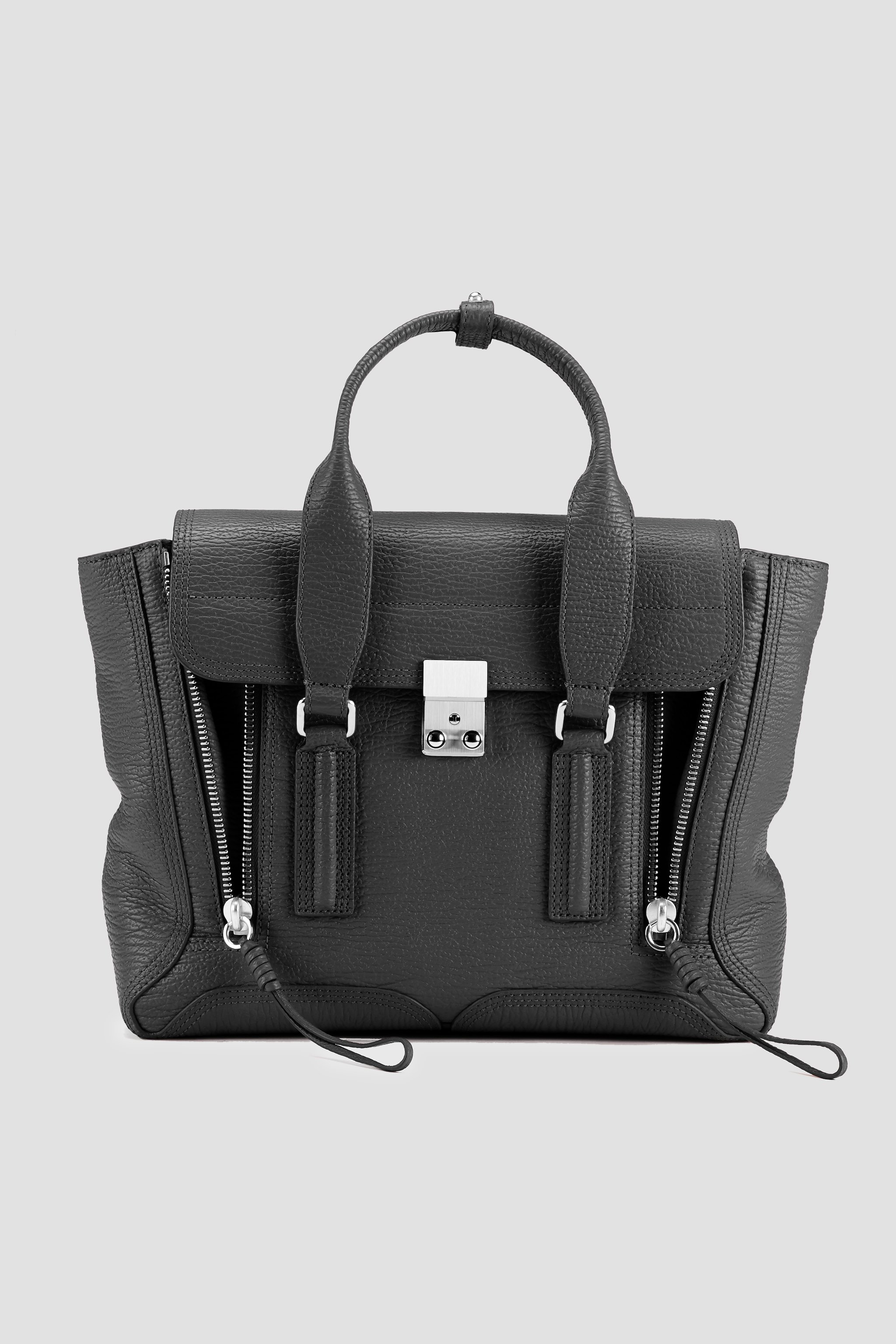 Descriptiondescription-arrowThe Pashli satchel in a compact medium size. Double top handles creat... | 3.1 Phillip Lim
