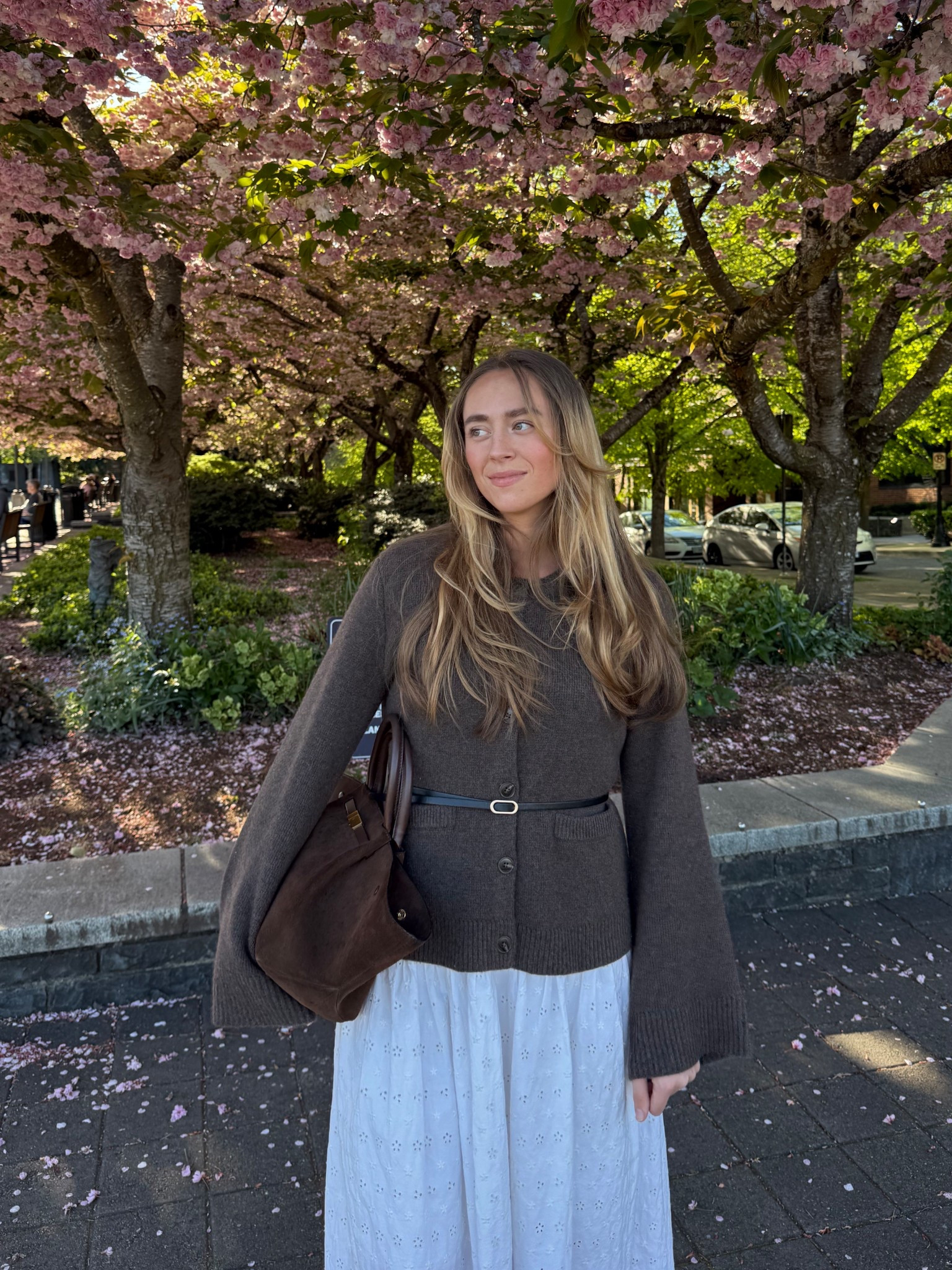 Quince Caridgan 
Doen Maxi Skirt Dress 🤎

#LTKStyleTip #LTKGiftGuide #LTKWorkwear