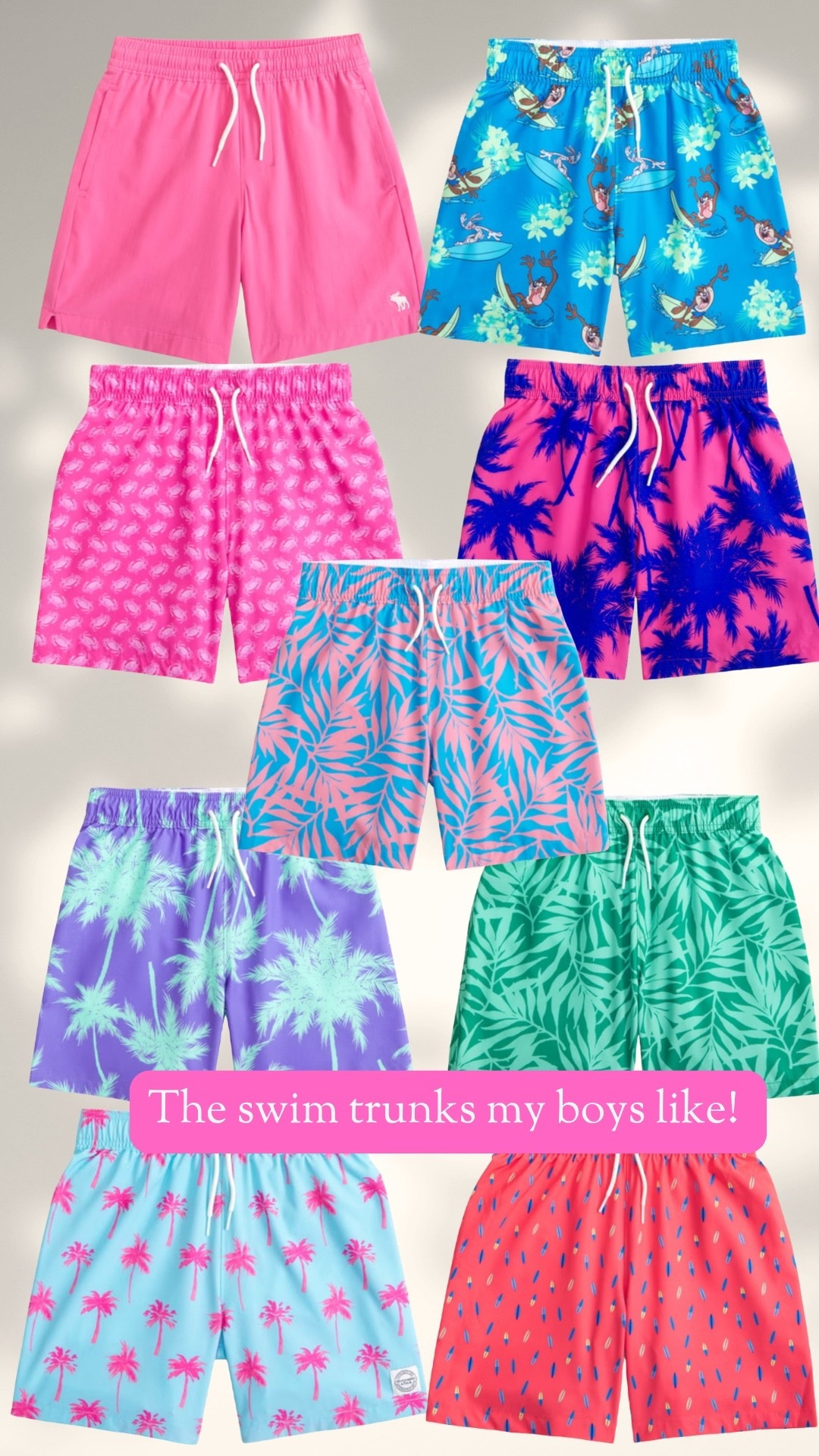 Abercrombie kids swim trunks my boys have their eyes on!! 
If you click any of these links all the color options will pop up.


#LTKSwim #LTKKids #LTKmomlife