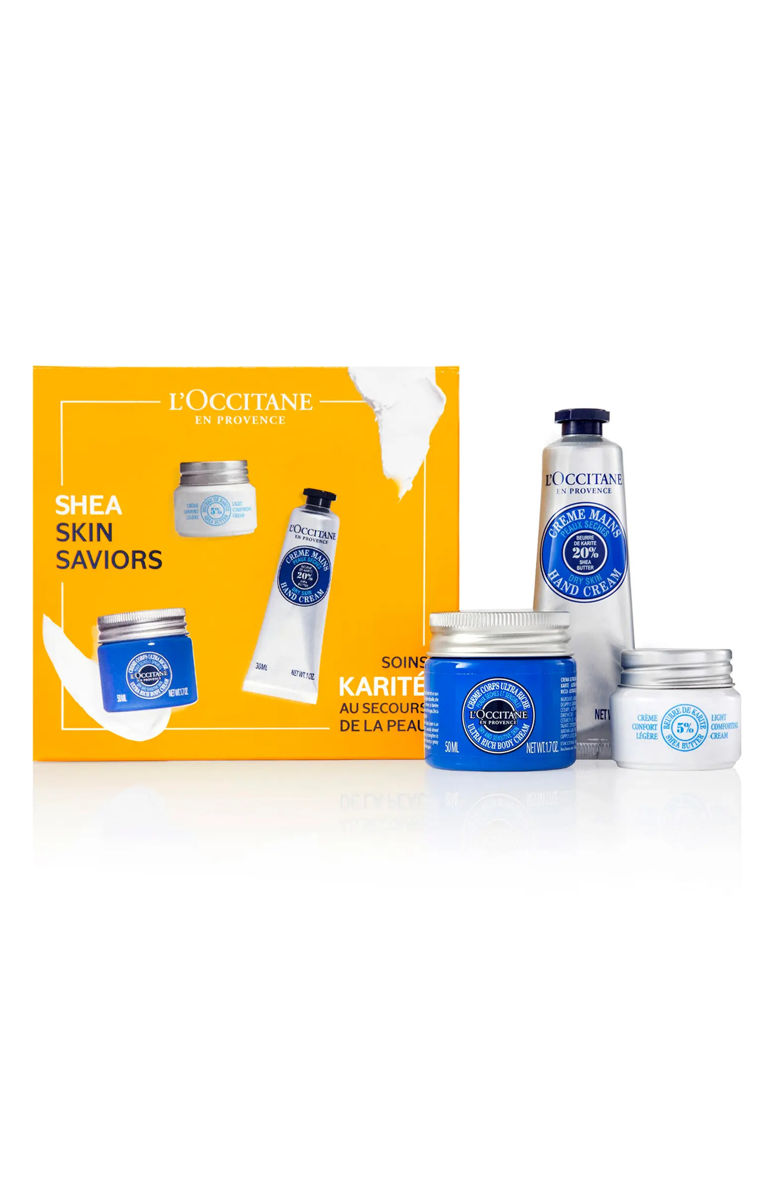 L'Occitane Shea Skin Saviors Set USD $39.50 Value | Nordstrom | Nordstrom