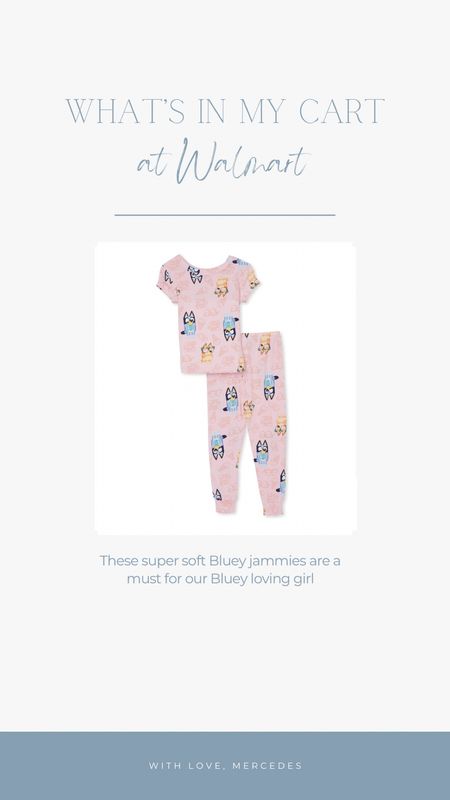 Super soft jammies at Walmart! Grabbing these bluey ones for my bluey girl

#LTKkids