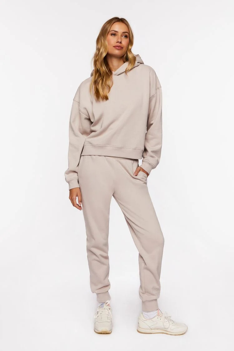 Organically Grown Cotton Fleece Joggers | Forever 21 (US)