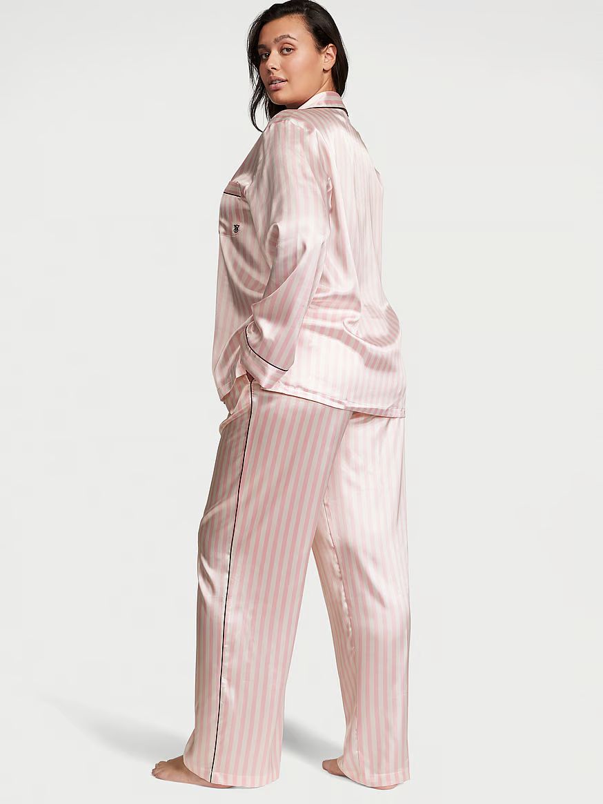 Satin Long Pajama Set | Victoria's Secret (US / CA )