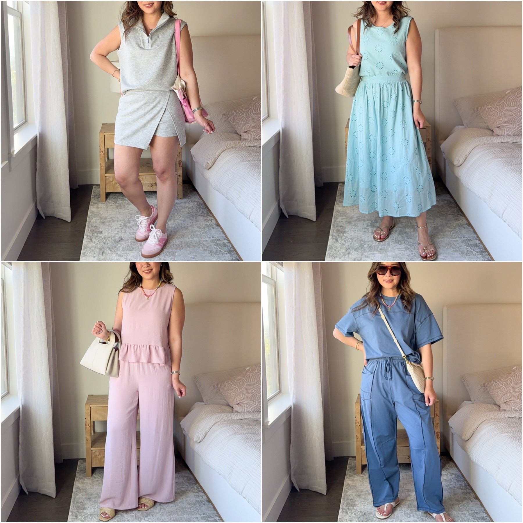 Amazon casual chic sets // matching sets // summer vacation outfit 

Wearing a medium in all

#LTKootd #LTKSeasonal #LTKPetite