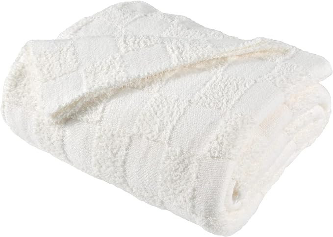 Super Soft Checkered Blanket Microfiber Knitted Throw Blanket Lightweight Reversible Blanket Cozy... | Amazon (US)