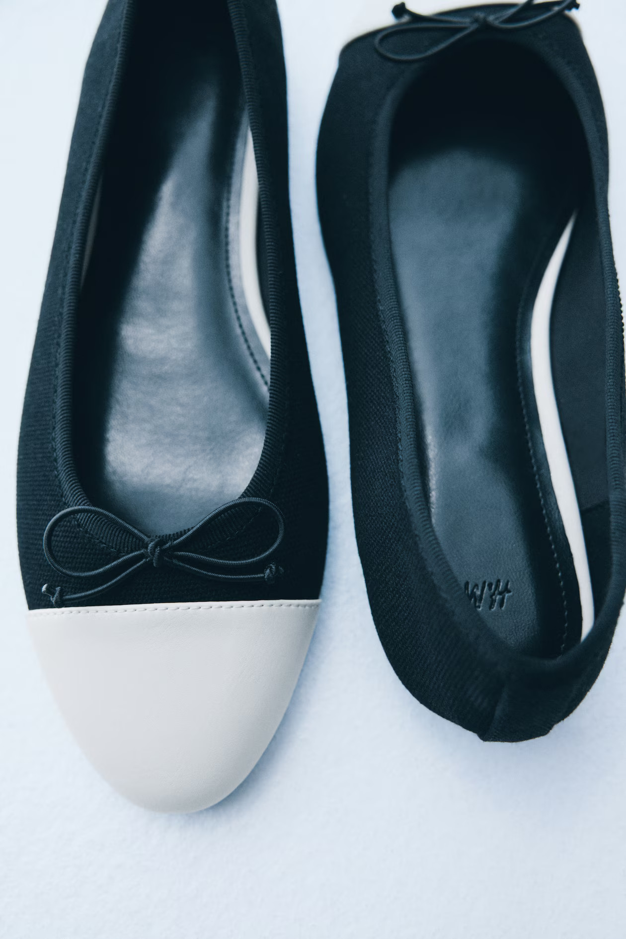 Ballet Flats - Black/cream - Ladies | H&M US | H&M (US + CA)