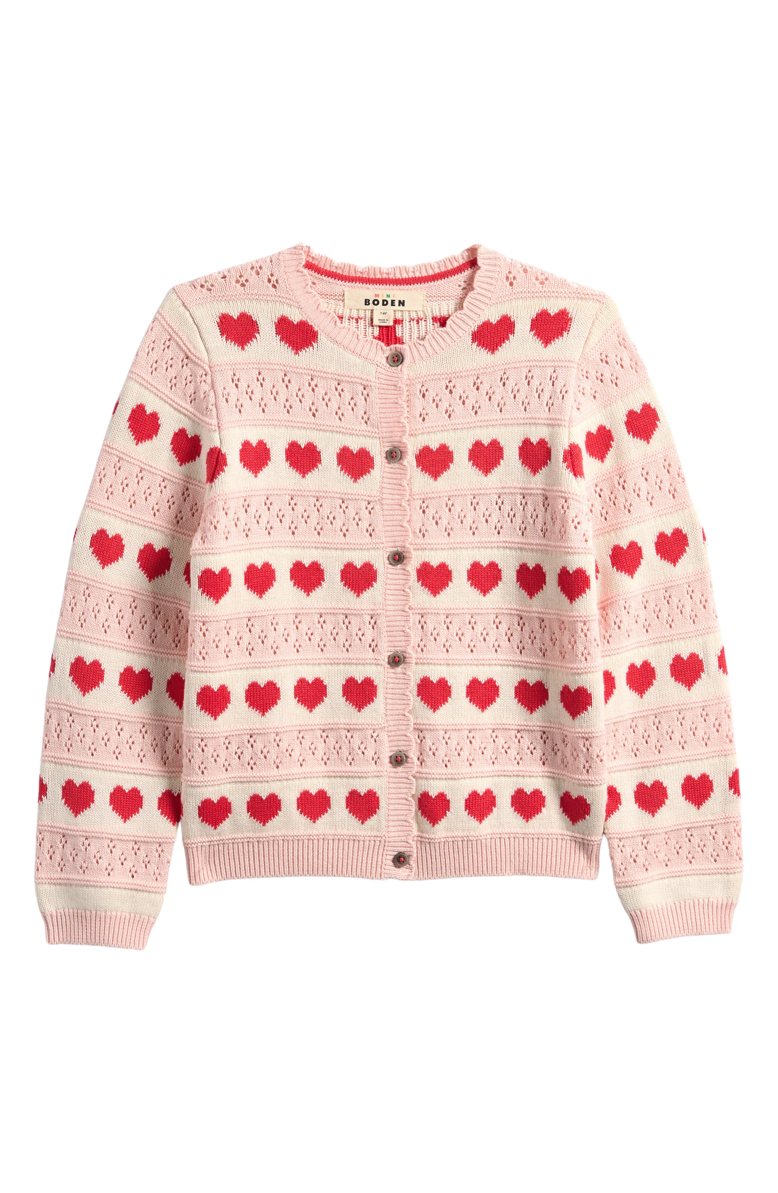 Kids' Scallop Trim Cardigan (Women) | Nordstrom | Nordstrom