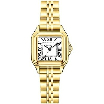 Classic Square Watches for Women with Roman Numerals Ladies Casual Dress Watch | Amazon (US)