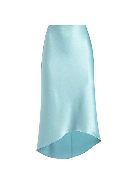 Maeve Satin High-Low Slip Skirt | Saks Fifth Avenue
