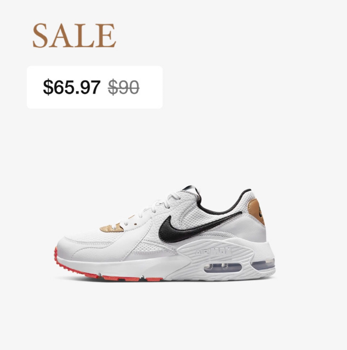 Nike sneakers 

#LTKsalealert #LTKshoecrush #LTKunder100