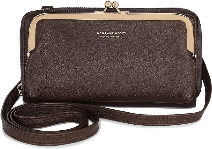 Montana West Small Crossbody Cell Phone Purse for Women RFID Blocking Cellphone Wallet | Amazon (US)
