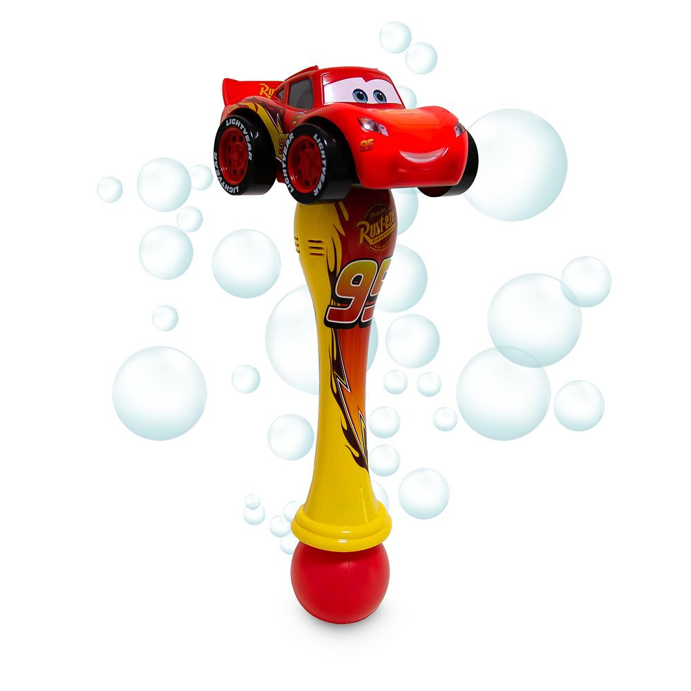 Lightning McQueen Light-Up Bubble Wand – Cars | Disney Store
