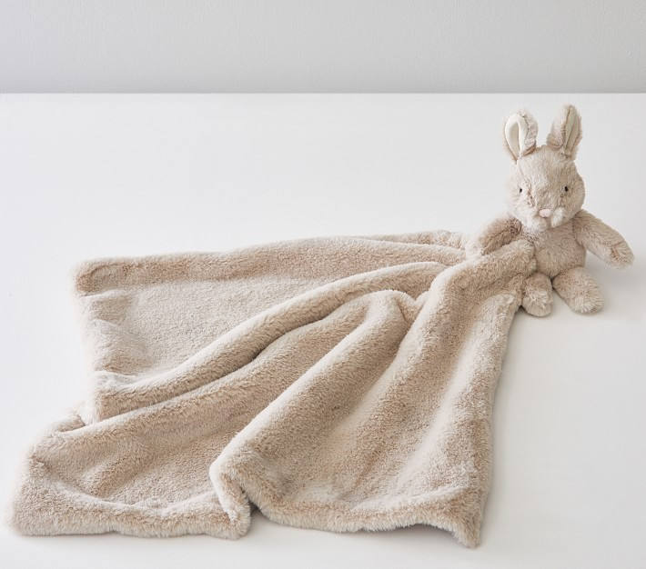 Bunny Toddler Lovey, Taupe | Pottery Barn Kids