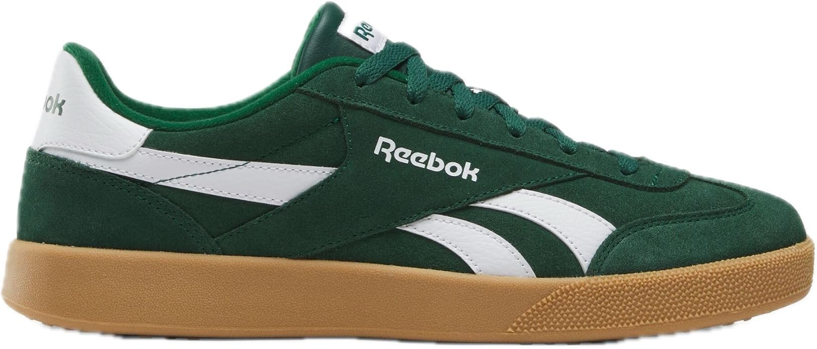 Reebok Unisex Smash Edge Sneaker, Dark Green/White/Gum, 4.5 US Men | Amazon (US)