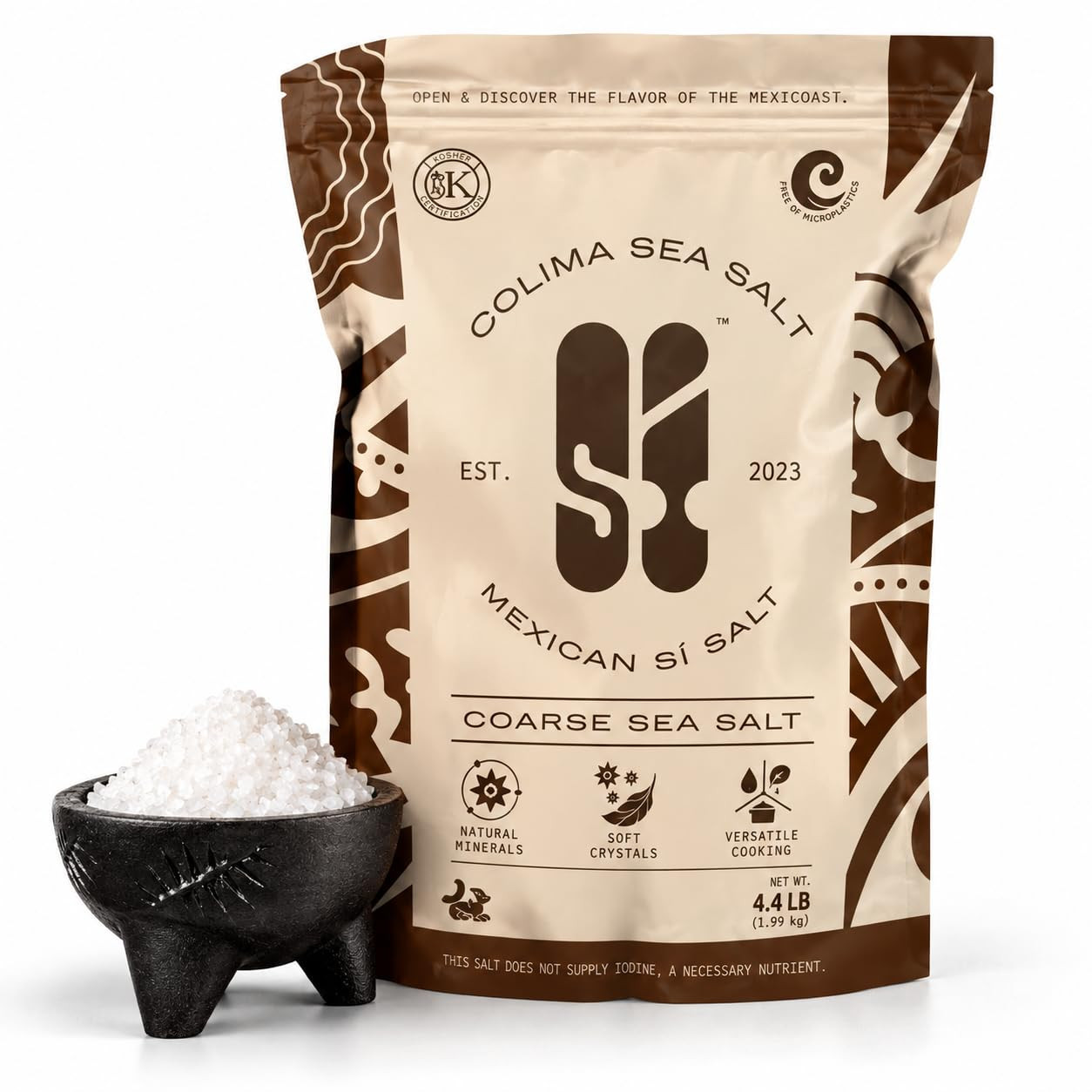 Sí Salt | Colima Sea Salt | Coarse Sea Salt | Kosher Salt, 4.4 lb | Amazon (US)