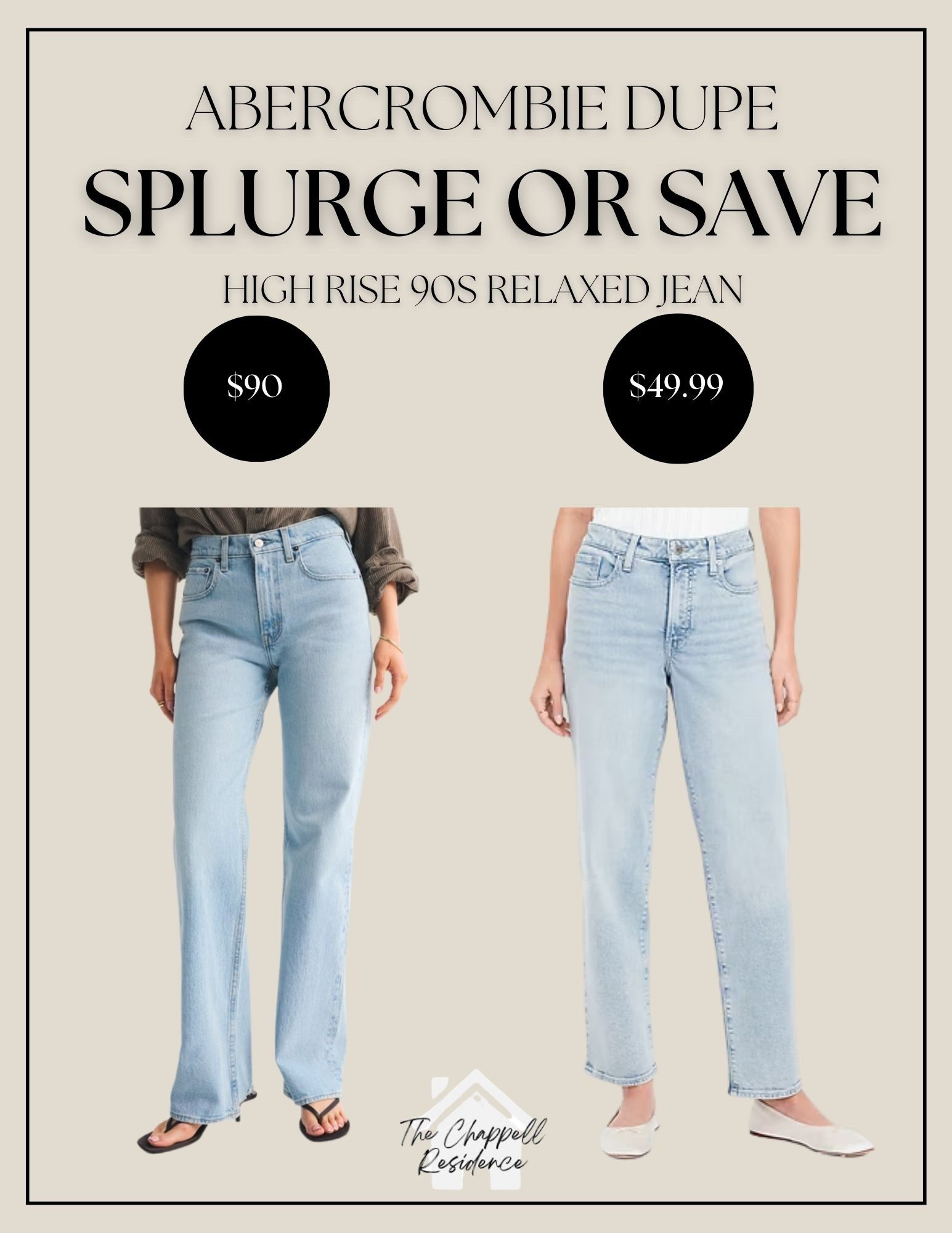 Abercrombie and Fitch High Rise 90s Relaxed Jeans Dupe

#LTKU #LTKootd #LTKFindsUnder50