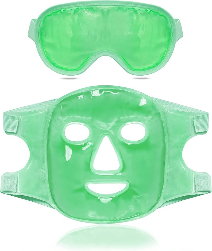Ice Face Mask&Ice Eye Mask,Cold Hot Gel Mask Compress Therapy Reusable,Cooling Face Eye Mask for ... | Amazon (US)
