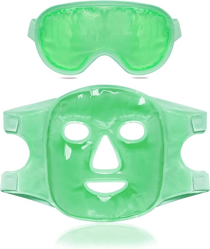 Ice Face Mask&Ice Eye Mask,Cold Hot Gel Mask Compress Therapy Reusable,Cooling Face Eye Mask for ... | Amazon (US)